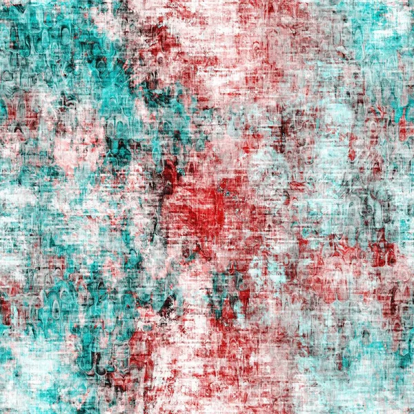 Mottled grunge blotch peeling wall pattern background. Worn aqua blue grey rustic repeat swatch. Seamless stucco plaster rough aging tile material. Decorative faded distressed blur all over print