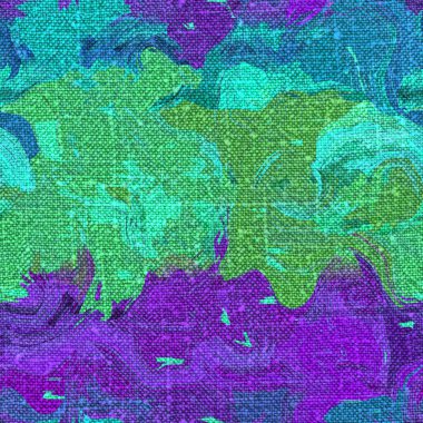 Gökkuşağı renk kravat boyalı keten desenli arka plan. Kusursuz tropikal hareketli 80 'ler tarzı kumaş etkisi deseni. Eski moda hippi modası için, eski moda renkli ombre ev dekoru baskısı.