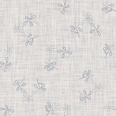 Şirin çiftlik evi mavi karalama geçmişi. Elle çizilmiş tuhaf motif kusursuz desen. Saf pastel boya stili, en az bebek modası, çocuk dekorasyonu, unisex çocuk albümü..