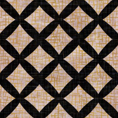 Kusursuz koyu kontrol mozaik blok arka planı. Boho etnik yumuşak döşeme kumaşı tarzı. Boya dekoratif ızgara motifli tekstil. Grunge Kış Bulanık Raster JPG örnekleri her yerde.