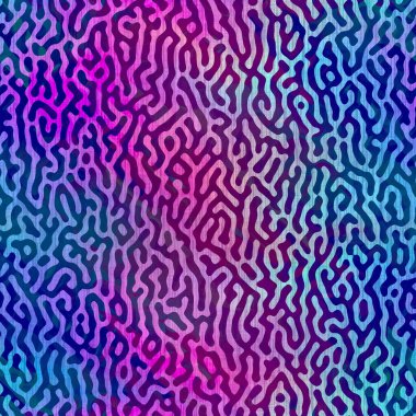 Benekli lekeli lekeli kusurlu arka plan. Mor mavi, kravat boyasını silmiş. Kusursuz çeşitlendirilmiş boho yaz tekstil malzemesi. Dekoratif soluk sıkıntılı bulanıklık tüm parmak izi