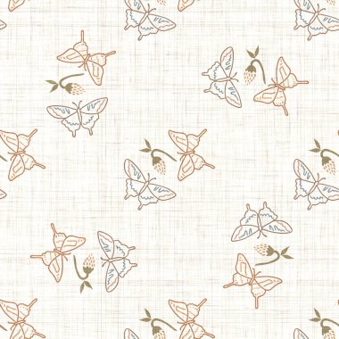 Kusursuz arka plan kelebeği cinsiyet ayrımı yok. Tuhaf asgari 2 tonluk toprak rengi. Çocuk odası duvar kâğıdı ya da boho çizgi film böcek modası her yerde..