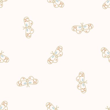 Kusursuz arka plan, kelebek kuyruğu yutuyor cinsiyet ayrımı yok. Tuhaf asgari 2 tonluk toprak rengi. Çocuk odası duvar kâğıdı ya da boho karikatür böcek modası her yerde..