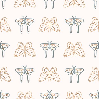 Kusursuz arka plan, kelebek kuyruğu yutuyor cinsiyet ayrımı yok. Tuhaf asgari 2 tonluk toprak rengi. Çocuk odası duvar kâğıdı ya da boho karikatür böcek modası her yerde..