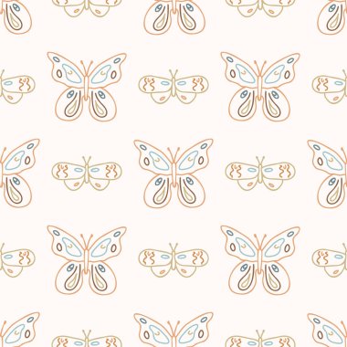 Kusursuz arka plan, kelebek kuyruğu yutuyor cinsiyet ayrımı yok. Tuhaf asgari 2 tonluk toprak rengi. Çocuk odası duvar kâğıdı ya da boho karikatür böcek modası her yerde..