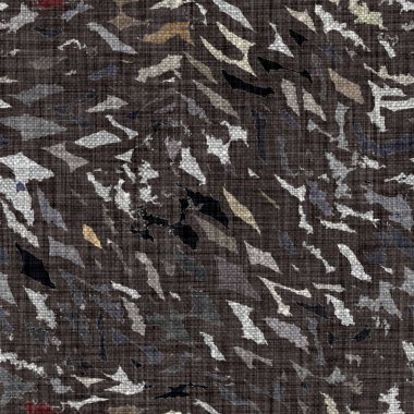 Kömür kömürü lekeli, gri Fransız keten kumaşı dokuma arka planı. Tarafsız, eski kumaş baskı kumaştan yapılmış. Her yeri parmak iziyle kaplı. Düzensiz pürüzlü pürüzlü grunge etkisi.