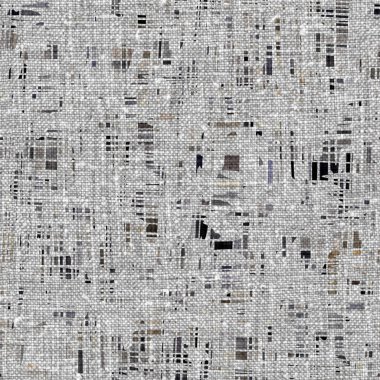 Kömür kömürü lekeli, gri Fransız keten kumaşı dokuma arka planı. Tarafsız, eski kumaş baskı kumaştan yapılmış. Her yeri parmak iziyle kaplı. Düzensiz pürüzlü pürüzlü grunge etkisi.