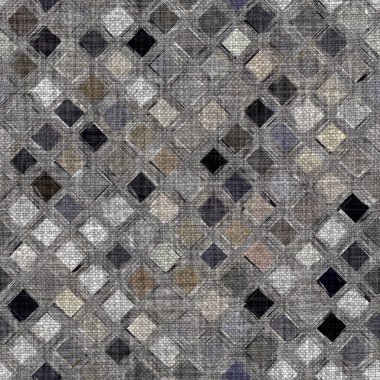 Kömür kömürü lekeli, gri Fransız keten kumaşı dokuma arka planı. Tarafsız, eski kumaş baskı kumaştan yapılmış. Her yeri parmak iziyle kaplı. Düzensiz pürüzlü pürüzlü grunge etkisi.