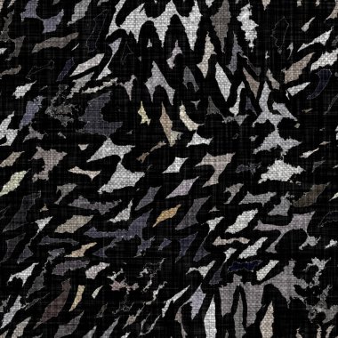 Kömür kömürü lekeli, gri Fransız keten kumaşı dokuma arka planı. Tarafsız, eski kumaş baskı kumaştan yapılmış. Her yeri parmak iziyle kaplı. Düzensiz pürüzlü pürüzlü grunge etkisi.