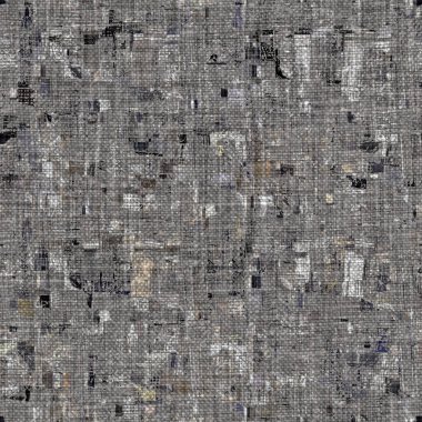 Kömür kömürü lekeli, gri Fransız keten kumaşı dokuma arka planı. Tarafsız, eski kumaş baskı kumaştan yapılmış. Her yeri parmak iziyle kaplı. Düzensiz pürüzlü pürüzlü grunge etkisi.