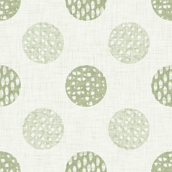 Watercolor polka dot texture background. Hand drawn irregular abstract circle seamless pattern. Textured linen textile for spring summer home decor. Decorative scandi doodle style all over print