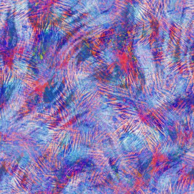 Kusursuz yaz boho 'su parmak izini sildi. Grunge hafif suluboya kolaj dokusu arka planı. Plaj desenli tekstil kumaşı. Boya mavisi, pastel, bulanık, püre, her yerde arıza var. 