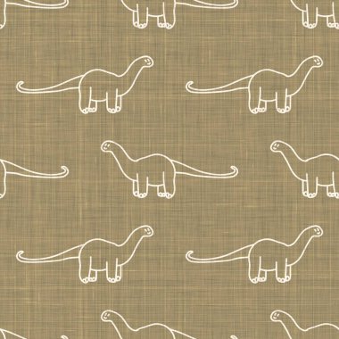 Kusursuz bir arka plan, tuhaf Apatosaurus dinazor cinsiyeti, nötr bebek kalıbı. Basit bir 2 tonluk toprak rengi. Çocuk odası duvar kâğıdı ya da karikatür hayvan tarzı baskılar..