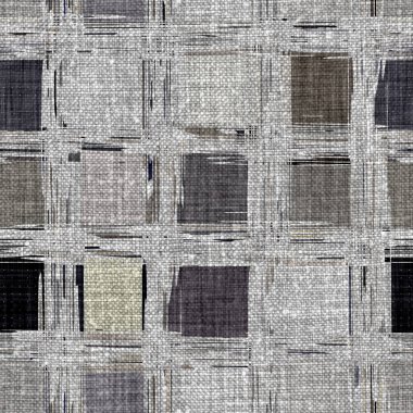 Kömür kömürü lekeli, gri Fransız keten kumaşı dokuma arka planı. Tarafsız, eski kumaş baskı kumaştan yapılmış. Her yeri parmak iziyle kaplı. Düzensiz pürüzlü pürüzlü grunge etkisi.