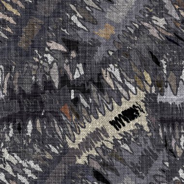 Kömür kömürü lekeli, gri Fransız keten kumaşı dokuma arka planı. Tarafsız, eski kumaş baskı kumaştan yapılmış. Her yeri parmak iziyle kaplı. Düzensiz pürüzlü pürüzlü grunge etkisi.