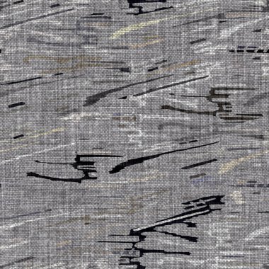 Kömür kömürü lekeli, gri Fransız keten kumaşı dokuma arka planı. Tarafsız, eski kumaş baskı kumaştan yapılmış. Her yeri parmak iziyle kaplı. Düzensiz pürüzlü pürüzlü grunge etkisi.