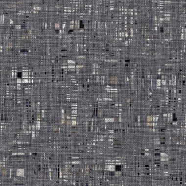 Kömür kömürü lekeli, gri Fransız keten kumaşı dokuma arka planı. Tarafsız, eski kumaş baskı kumaştan yapılmış. Her yeri parmak iziyle kaplı. Düzensiz pürüzlü pürüzlü grunge etkisi.