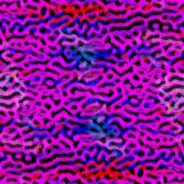 Benekli lekeli lekeli kusurlu arka plan. Mor mavi, kravat boyasını silmiş. Kusursuz çeşitlendirilmiş boho yaz tekstil malzemesi. Dekoratif soluk sıkıntılı bulanıklık tüm parmak izi