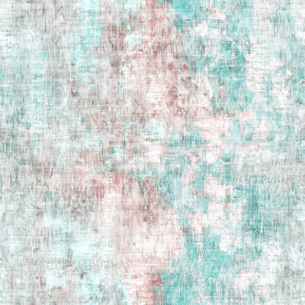 Mottled grunge blotch peeling wall pattern background. Worn aqua blue grey rustic repeat swatch. Seamless stucco plaster rough aging tile material. Decorative faded distressed blur all over print