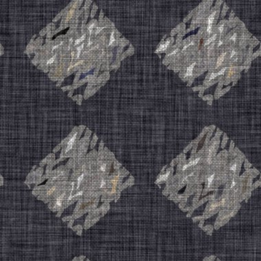 Kömür kömürü lekeli, gri Fransız keten kumaşı dokuma arka planı. Tarafsız, eski kumaş baskı kumaştan yapılmış. Her yeri parmak iziyle kaplı. Düzensiz pürüzlü pürüzlü grunge etkisi.