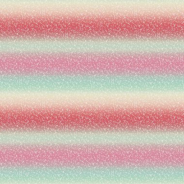 Yatay bulanık ombre karışımı desenli şerit arka plan. Değişik pastel çizgiler, dikişsiz desen. Her yere soyut desenler çizilmiş. Retro yaz yumuşak renk dip boyası çizgili efekt