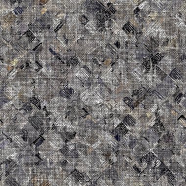 Kömür kömürü lekeli, gri Fransız keten kumaşı dokuma arka planı. Tarafsız, eski kumaş baskı kumaştan yapılmış. Her yeri parmak iziyle kaplı. Düzensiz pürüzlü pürüzlü grunge etkisi.