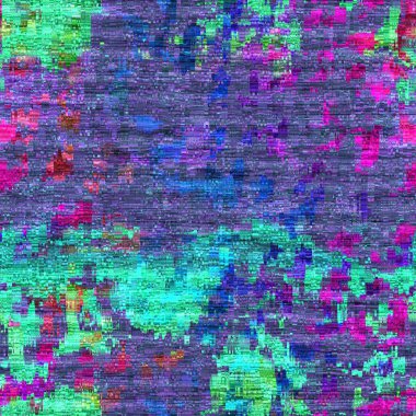 Gökkuşağı kamuflaj grunge püre doku arka planı. Renkli, cesur, düzensiz, sorunlu, pürüzsüz desen. Modern boyanmış keten kumaş. Yumuşak döşenmiş ev dekorasyonu. Dekoratif lekeli izin izi