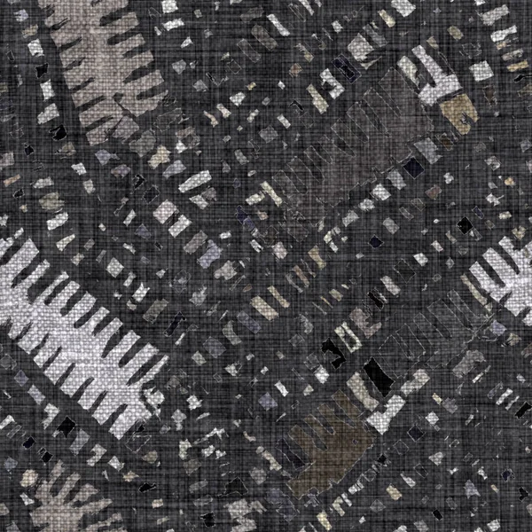 Kömür kömürü lekeli, gri Fransız keten kumaşı dokuma arka planı. Tarafsız, eski kumaş baskı kumaştan yapılmış. Her yeri parmak iziyle kaplı. Düzensiz pürüzlü pürüzlü grunge etkisi.