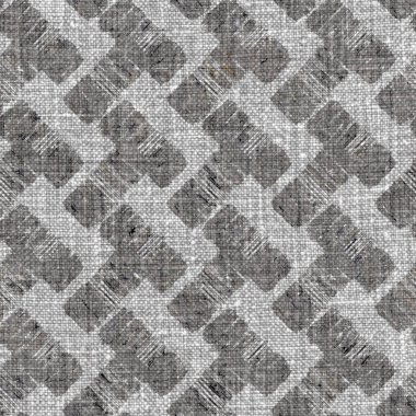 Kömür kömürü lekeli, gri Fransız keten kumaşı dokuma arka planı. Tarafsız, eski kumaş baskı kumaştan yapılmış. Her yeri parmak iziyle kaplı. Düzensiz pürüzlü pürüzlü grunge etkisi.