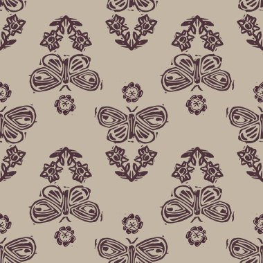 El yapımı, bahçedeki kelebek desenli, pürüzsüz parmak izi. Köy kökenli halk sanatı böceği geçmişi. Scandi ya da etnik Hint dili kesim tasarımı. Saf organik nötr ton dokunun her yerinde ilkel..