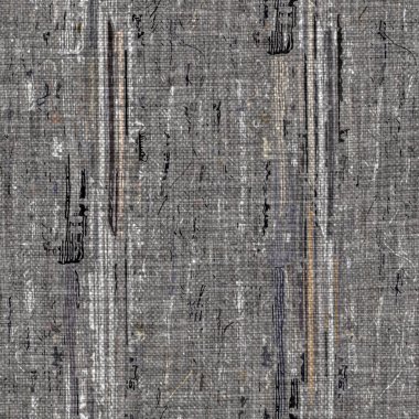 Kömür kömürü lekeli, gri Fransız keten kumaşı dokuma arka planı. Tarafsız, eski kumaş baskı kumaştan yapılmış. Her yeri parmak iziyle kaplı. Düzensiz pürüzlü pürüzlü grunge etkisi.