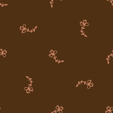 Kusursuz minimalist karalama çiçek desenli arka plan. İki tonlu duvar kağıdını sakinleştir. Basit modern skandi unisex bebek tasarımı. Her yerde organik, çocuksu, cinsiyetsiz, tarafsız bir bebek var. El çizimi çiçek..