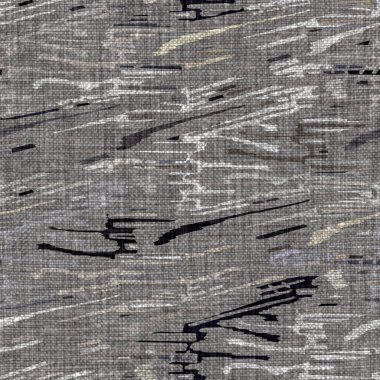 Kömür kömürü lekeli, gri Fransız keten kumaşı dokuma arka planı. Tarafsız, eski kumaş baskı kumaştan yapılmış. Her yeri parmak iziyle kaplı. Düzensiz pürüzlü pürüzlü grunge etkisi.