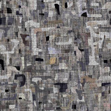 Kömür kömürü lekeli, gri Fransız keten kumaşı dokuma arka planı. Tarafsız, eski kumaş baskı kumaştan yapılmış. Her yeri parmak iziyle kaplı. Düzensiz pürüzlü pürüzlü grunge etkisi.