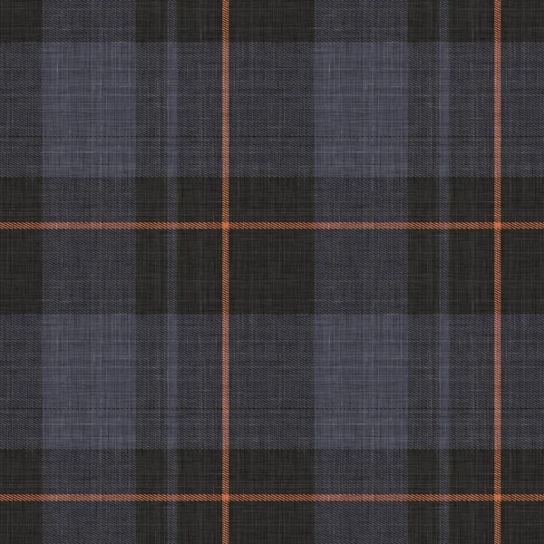 Sticka ull rutigt bakgrundsmönster. Traditionell varm rutig handsydd stygnstruktur effekt. Sömlös maskulin tweed effekt tyg. Melange vinter tartan över hela tryck. — Stockfoto