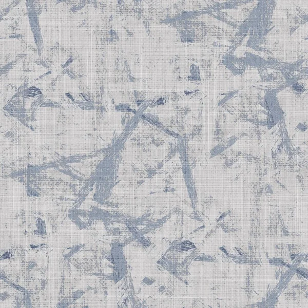 Naadloze franse boerderij geweven linnen streep textuur. Ecru vlas blauwe hennep vezel. Natuurlijke patroon achtergrond. Biologische ticking stof voor keukenhanddoek materiaal. Pinstripe materiaal allover print — Stockfoto