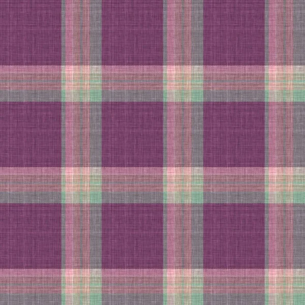 Tecido de lã de malha padrão de fundo xadrez. Tradicional quente checkered efeito de textura ponto artesanal. Tecido de efeito tweed masculino sem costura. Melange tartan inverno por toda a impressão. — Fotografia de Stock