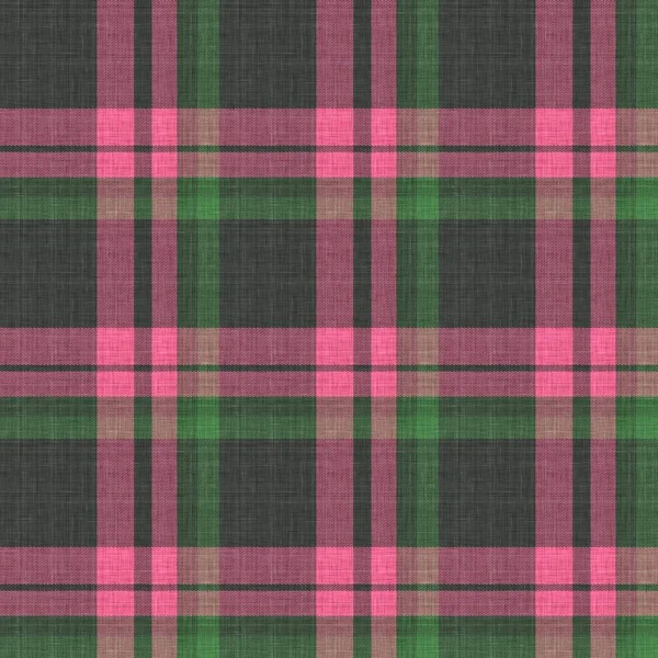 Knit wool plaid background pattern. Traditional warm checkered handmade stitch texture effect. Seamless masculine tweed effect fabric. Melange winter tartan all over print. — Stock Photo, Image