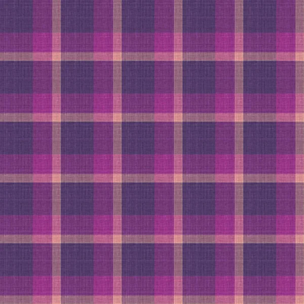 Sticka ull rutigt bakgrundsmönster. Traditionell varm rutig handsydd stygnstruktur effekt. Sömlös maskulin tweed effekt tyg. Melange vinter tartan över hela tryck. — Stockfoto