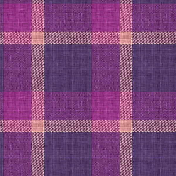 Tecido de lã de malha padrão de fundo xadrez. Tradicional quente checkered efeito de textura ponto artesanal. Tecido de efeito tweed masculino sem costura. Melange tartan inverno por toda a impressão. — Fotografia de Stock