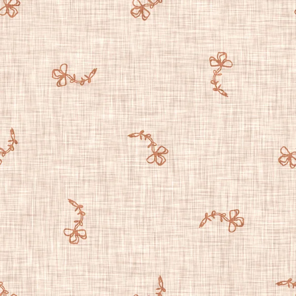 Seamless minimalist doodle flower pattern background. Calm two tone color wallpaper. Simple modern scandi unisex baby design. Organic childish gender neutral baby all over print. Hand drawn floral.