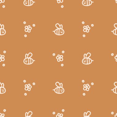 Kusursuz bir arka plan arısı cinsiyet ayrımı yok. Tuhaf asgari 2 tonluk toprak rengi. Çocuk odası duvar kâğıdı ya da evcil hayvan modası..