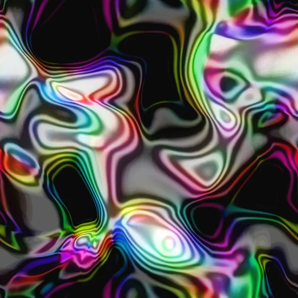 Wazig gesolariseerde ombre naadloze textuur. Trendy zachte multicolor digitale lens vlam gradiënt stijl. Moderne trendy fashion print. — Stockfoto