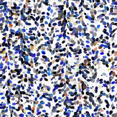 Suluboya düzensiz konfeti lekeli arka plan. Elle boyanmış tuhaf parti karnavalı kusursuz desen. Hoş desenli pamuk parçacıkları..