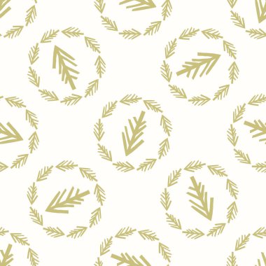 Kusursuz bir kış ağacı tatili geçmişi. Stilize edilmiş ladin duoton deseni. Scandi şenlik noel motifi geçmişi. Basit modern Noel dijital hediye paketi kağıdı..