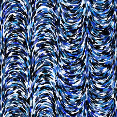 Suluboya fırçalanmış noktalı arkaplan. Elle boyanmış tuhaf empresyonist karnaval kusursuz desen. Dekoratif dalgalı yıkama boyası her yerde..