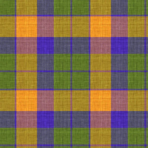 Knit wool plaid background pattern. Traditional warm checkered handmade stitch texture effect. Seamless masculine tweed effect fabric. Melange winter tartan all over print. — Stock Photo, Image