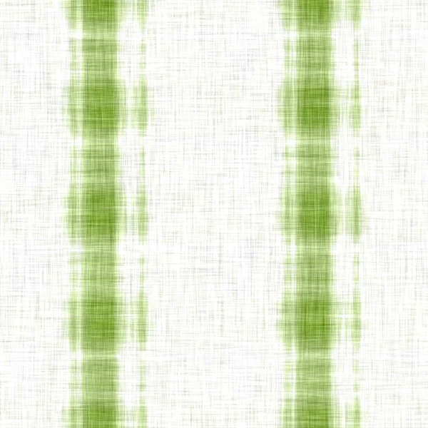 Linen texture background with broken stripe. Organic irregular striped seamless pattern. Modern plain 2 tone spring textile for home decor. Farmhouse scandi style rustic green all over print.