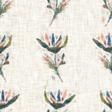 El yapımı gri çiçek motifli keten kumaş. Kaprisli bahçe pürüzsüz desen. Ev dekorasyonu için modern bahar karalama ürünleri. Her yerde botanik scandi tarzı rustik ekolojik eko-ekru var.