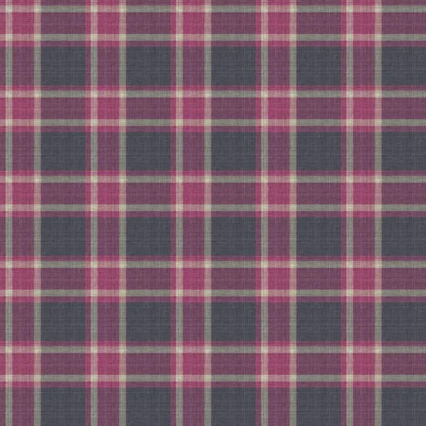 Sticka ull rutigt bakgrundsmönster. Traditionell varm rutig handsydd stygnstruktur effekt. Sömlös maskulin tweed effekt tyg. Melange vinter tartan över hela tryck. — Stockfoto